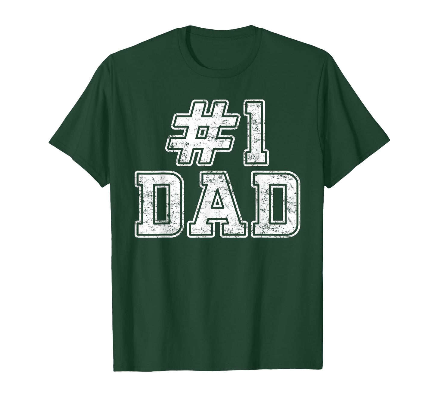 #1 Dad Best Dad Fathers Day Number One Dad T-Shirt