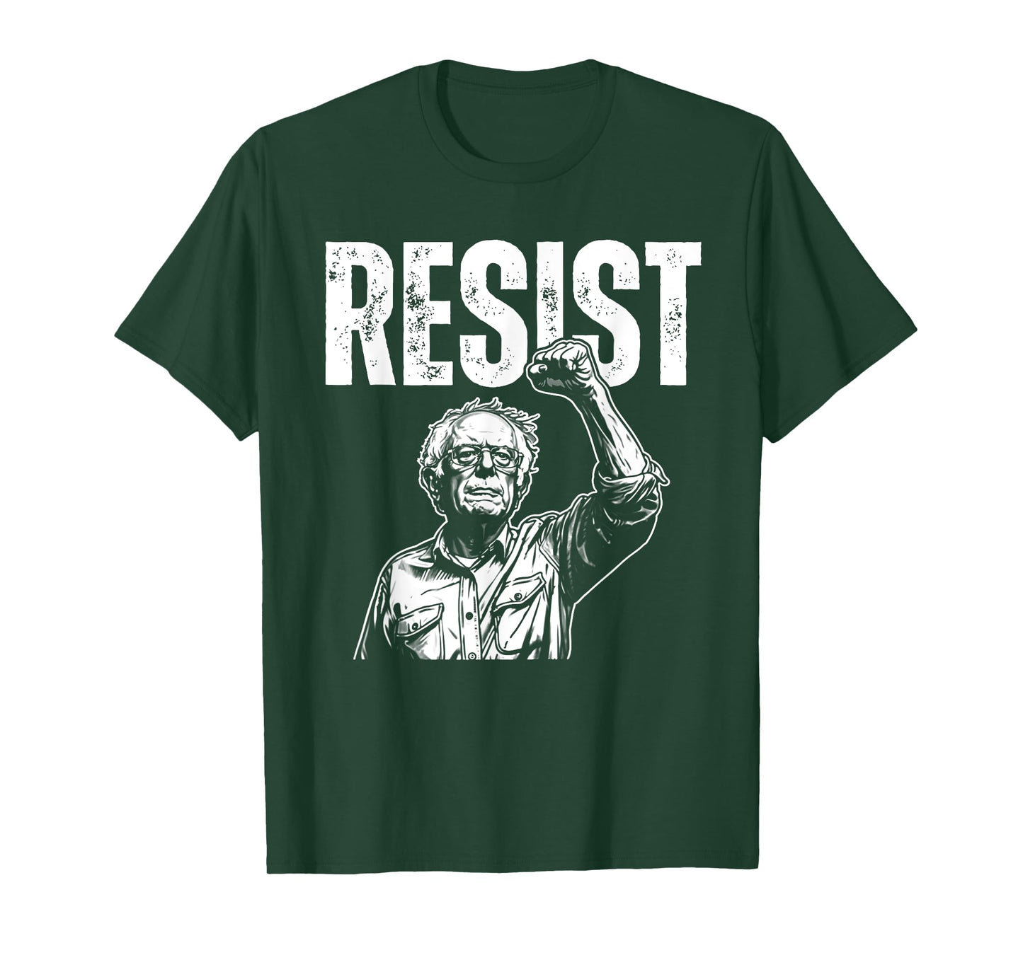 RESIST Bernie Sanders Freedom US National Service Protest T-Shirt
