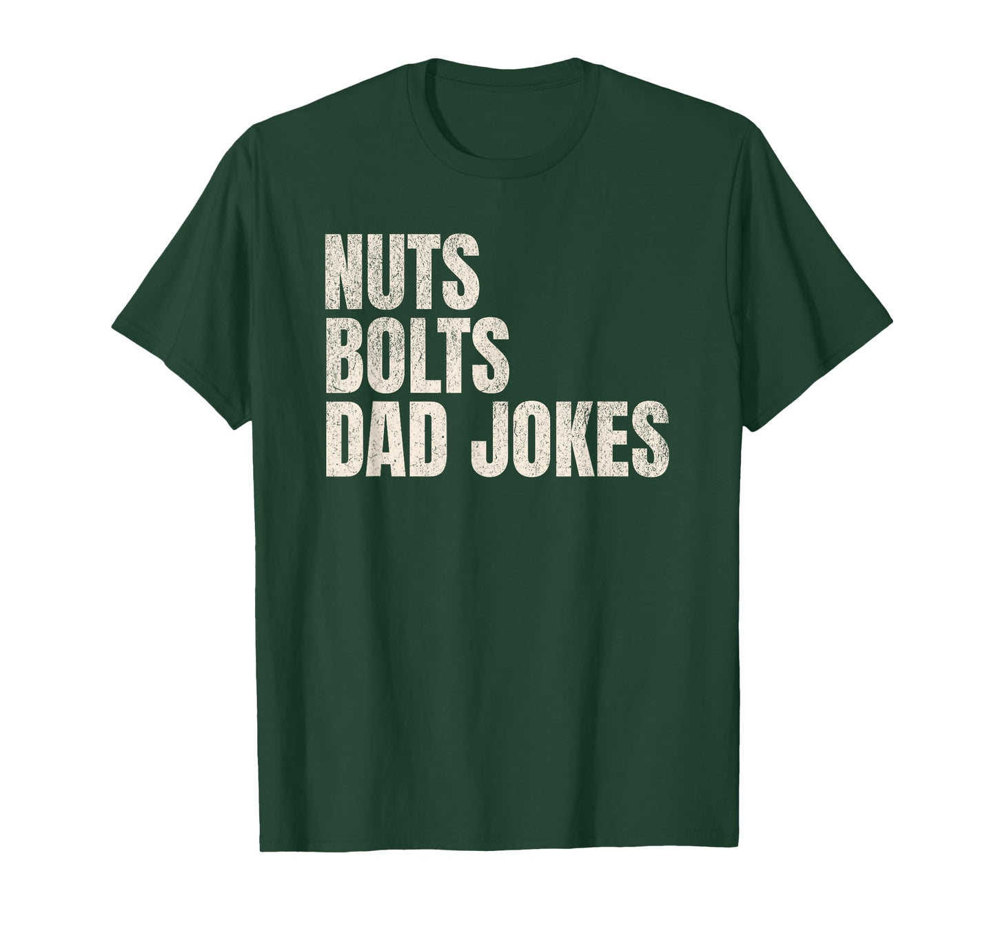 Nuts Bolts Dad Jokes Funny Father's Day Gift Handyman T-Shirt