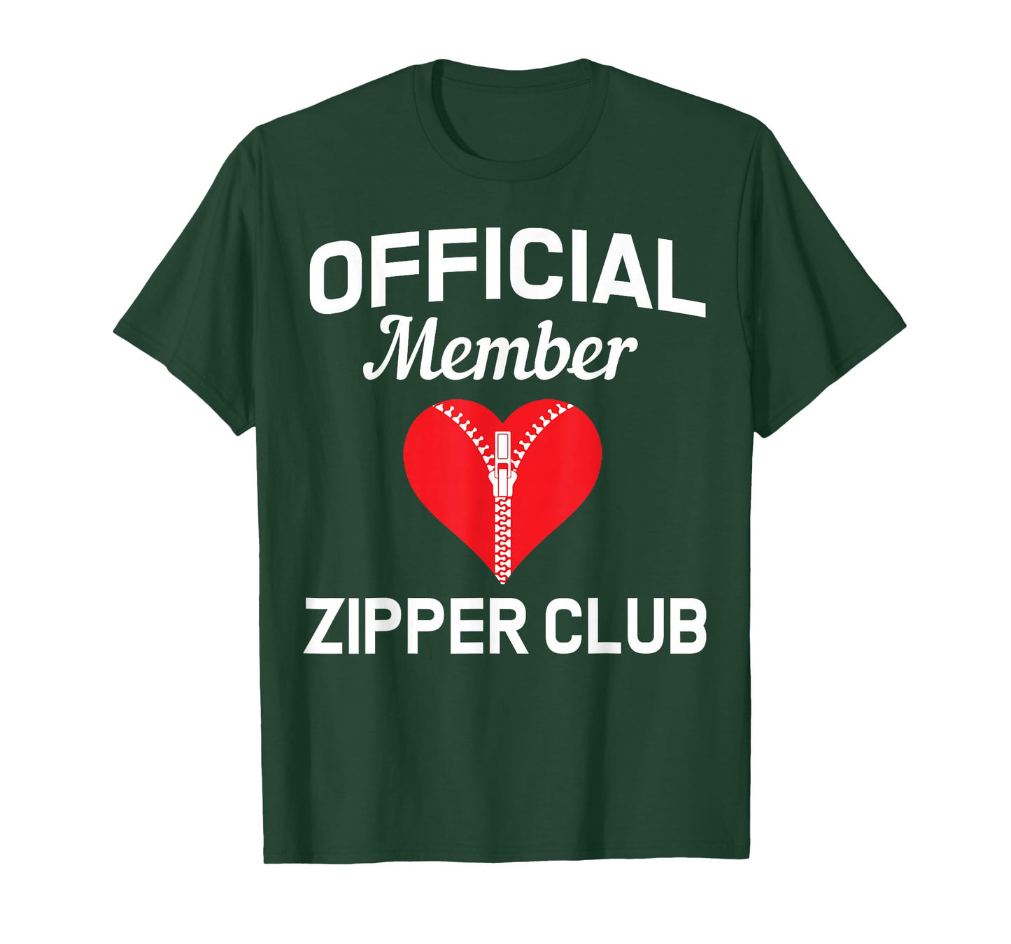 Open Heart Surgery Zipper Club Bypass Get Well Recovery Gift T-Shirt