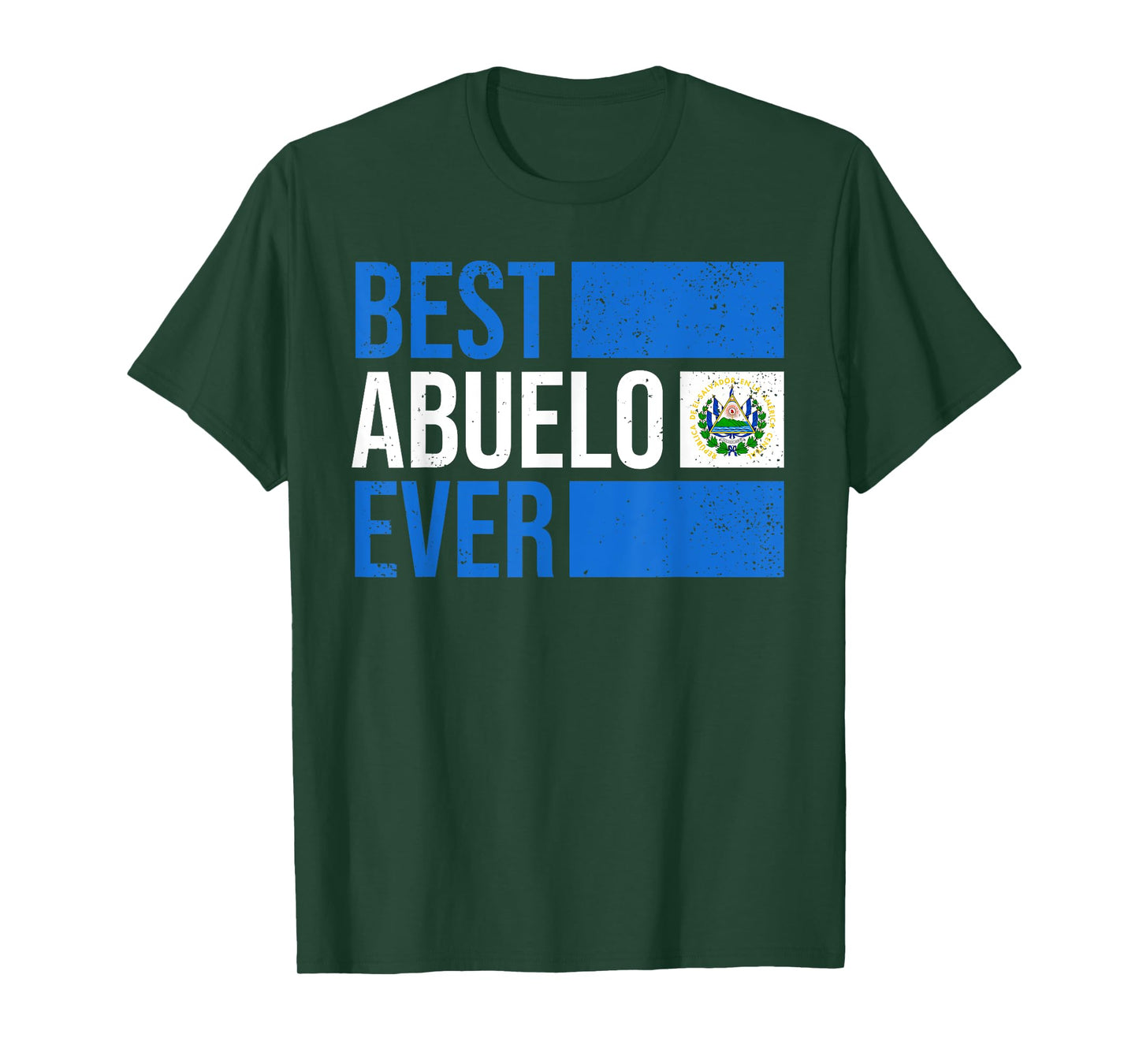 Salvadoran Abuelo El Salvador Flag Salvadoran Abuelo T-Shirt