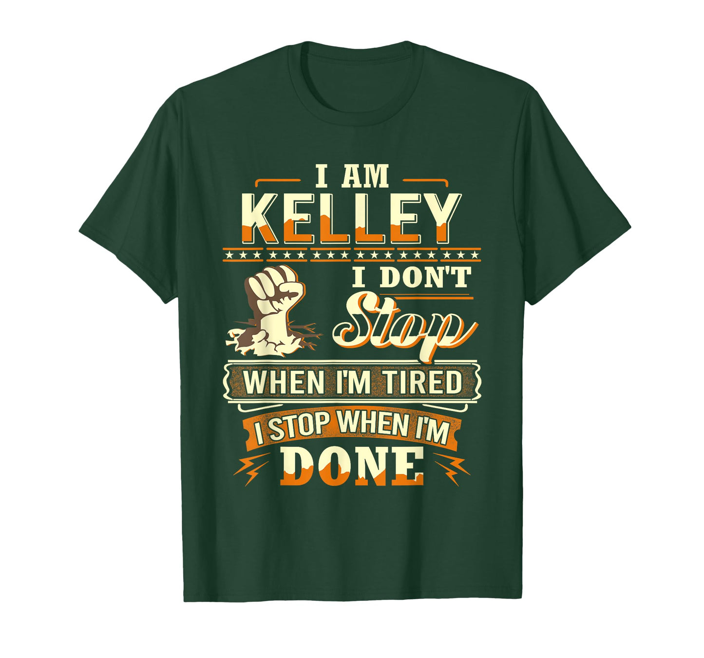 I am Kelley Shirt Personalized Kelley Last Name T-Shirt