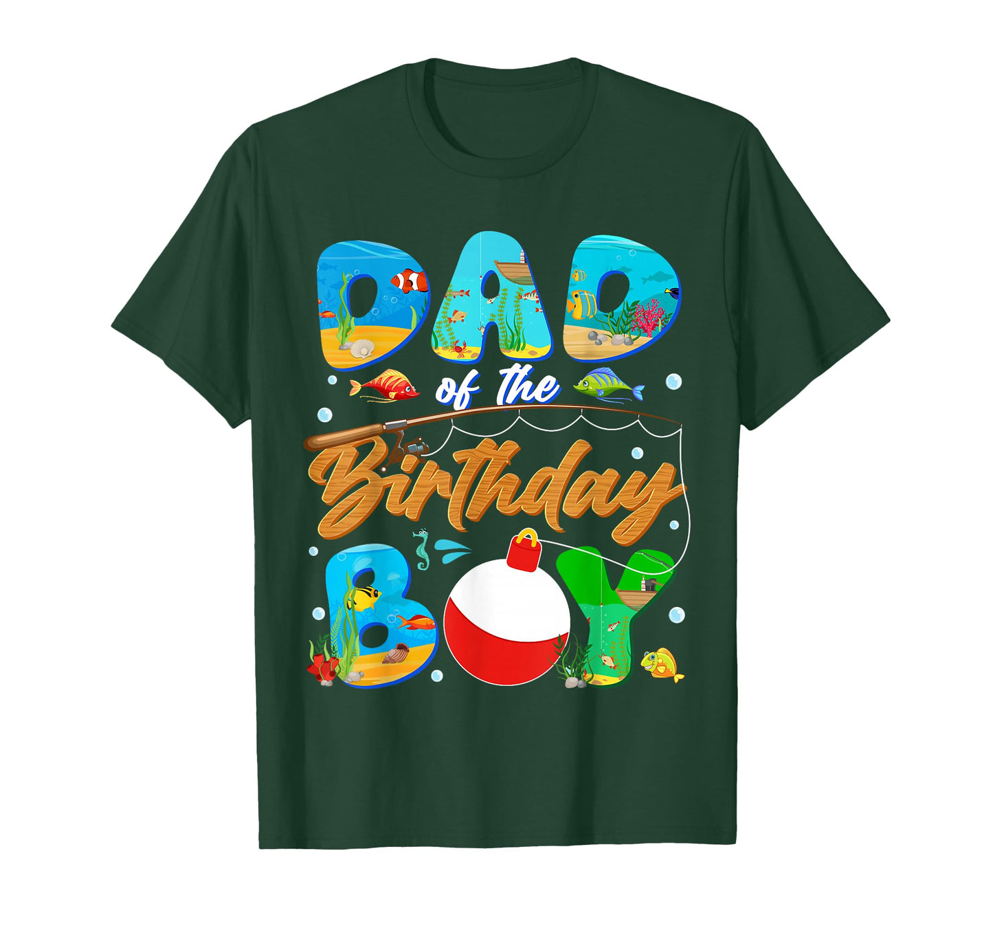 Dad Of The Birthday Boy Ofishally One Family Matching Party T-Shirt