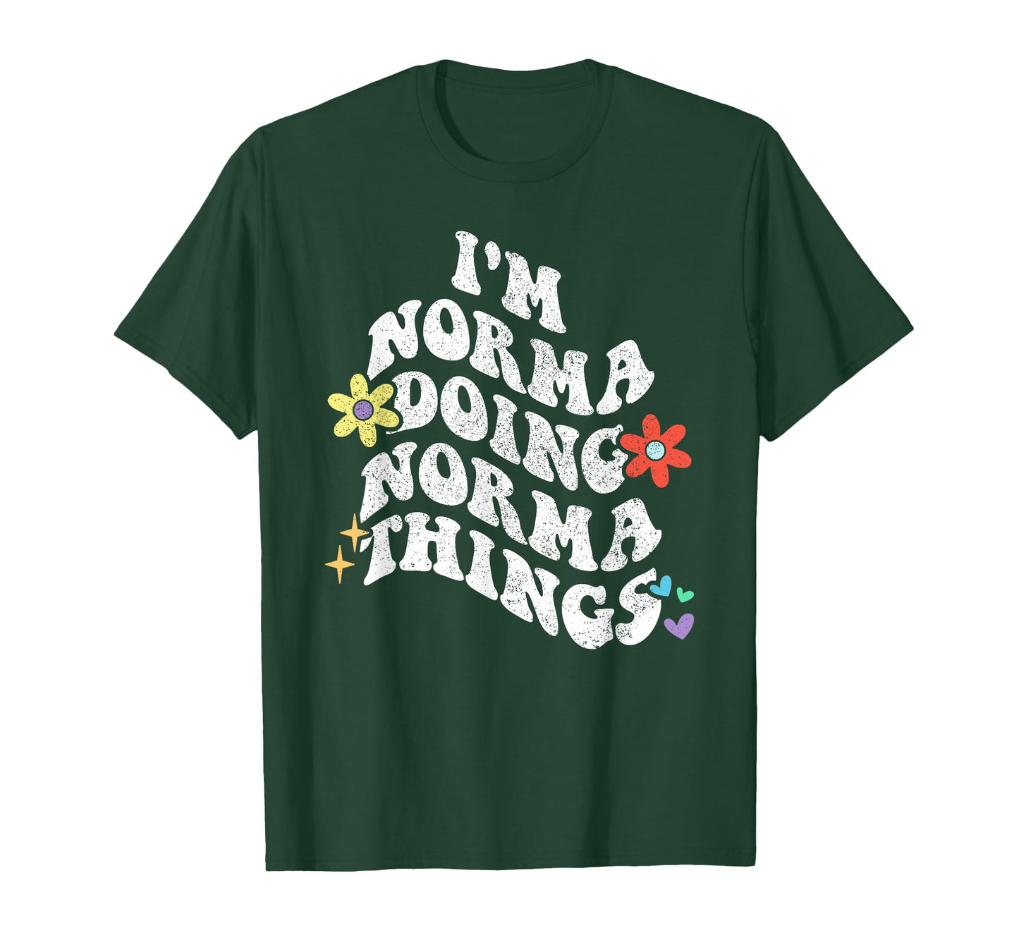 Retro Groovy Im NORMA Doing NORMA Things Funny Mother's Day T-Shirt