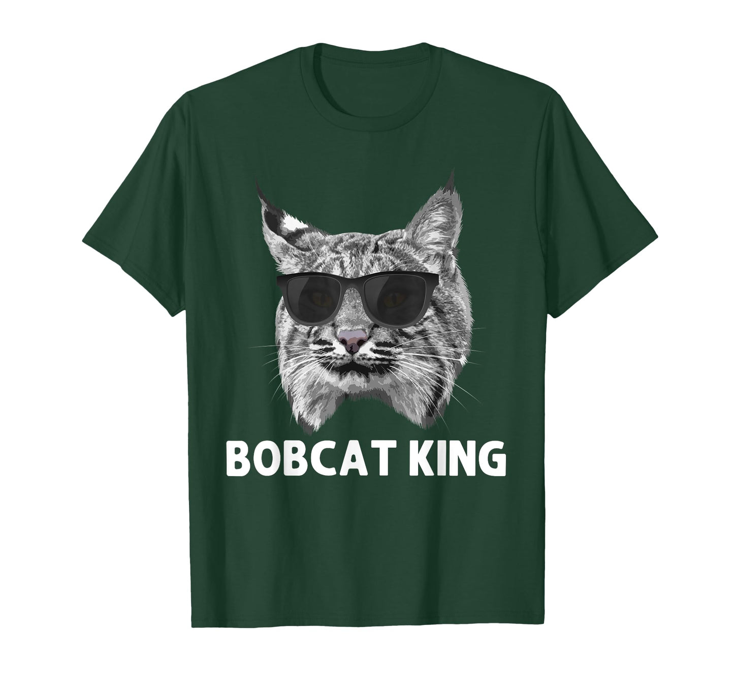 Cool Bobcat Art For Men Dad Father Animal Bobcat Lover T-Shirt