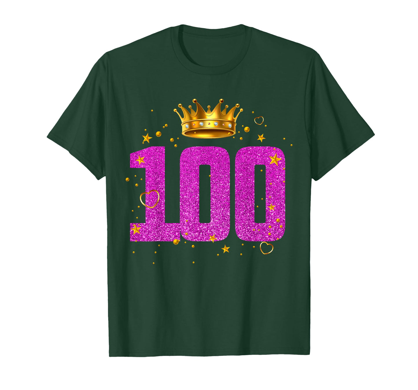 100 Year Old Birthday Crown 100th B-Day Crew Party Friends T-Shirt