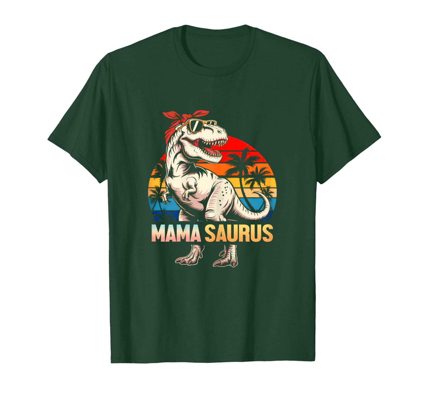 Funny Mamasaurus T Rex Dinosaur Mama Saurus Mama Family T-Shirt