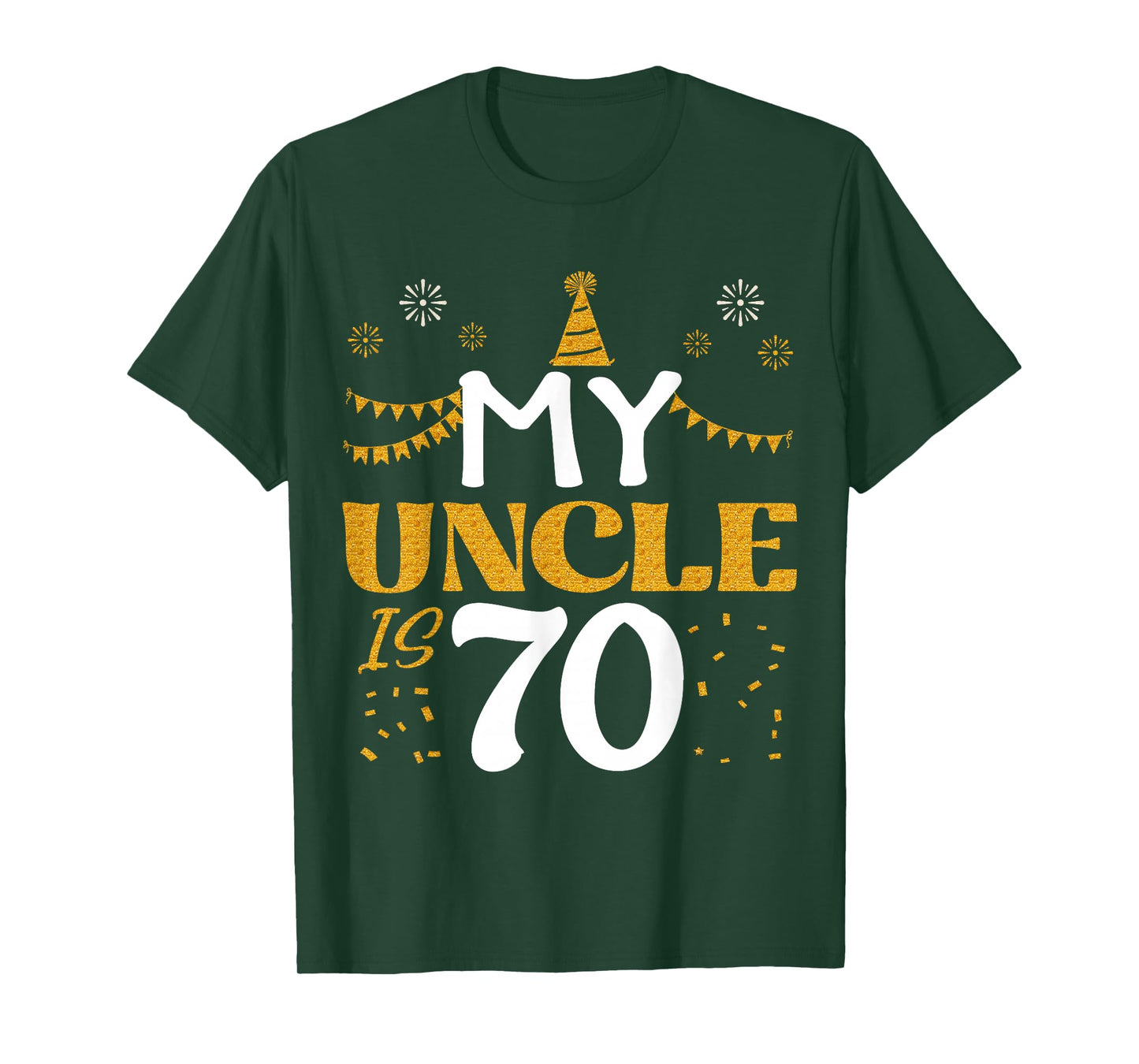 My Uncle Is 70 70th Birthday 1955 70 Years Old Uncle T-Shirt