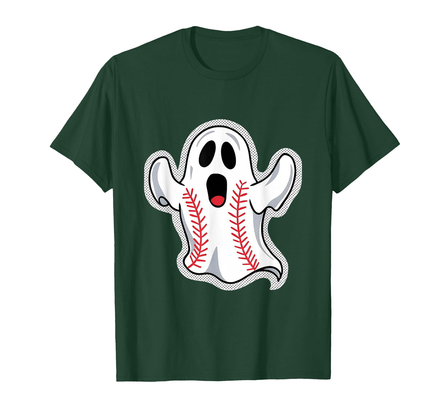 Halloween costume of a baseball ghost baseball lover T-Shirt