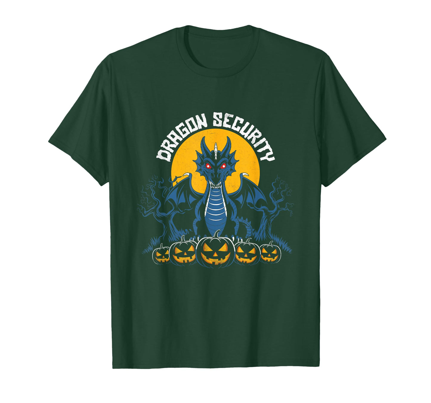 Dragon Security Halloween Funny Mom Dad Parent Men Women T-Shirt