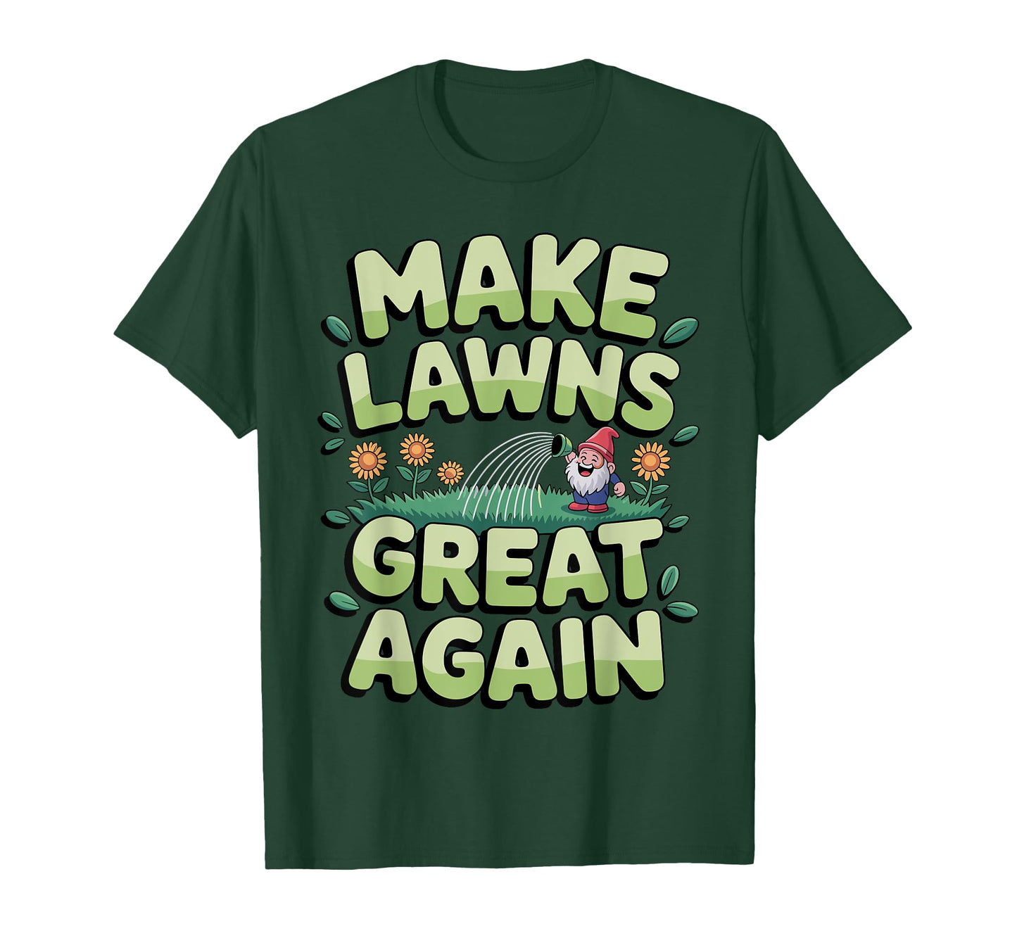 Lawn Mower Novelty for Men Women Kids Landscaper Lawn Mowing T-Shirt