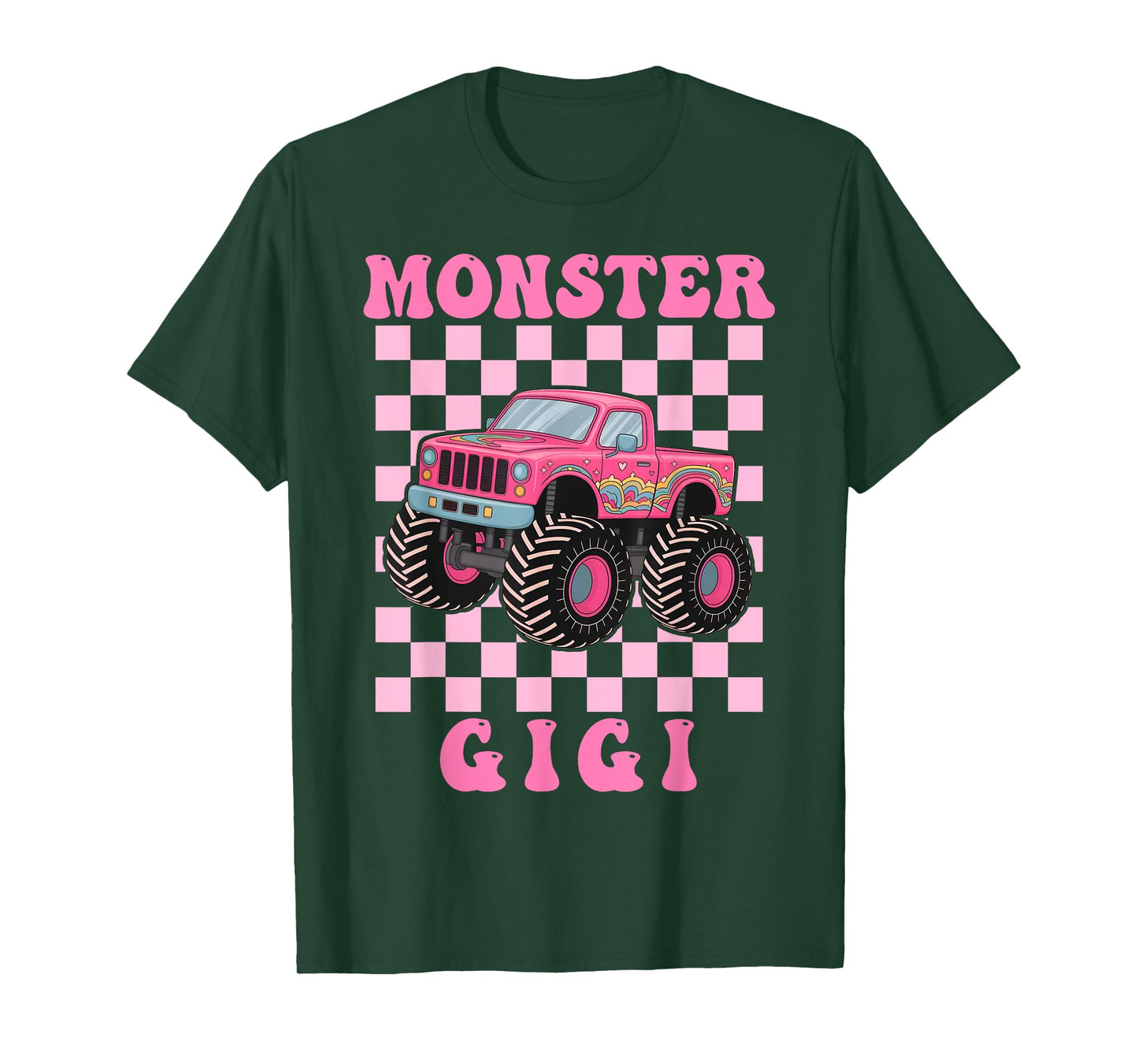 Monster Truck Gigi Family Matching Monster Truck Lovers T-Shirt