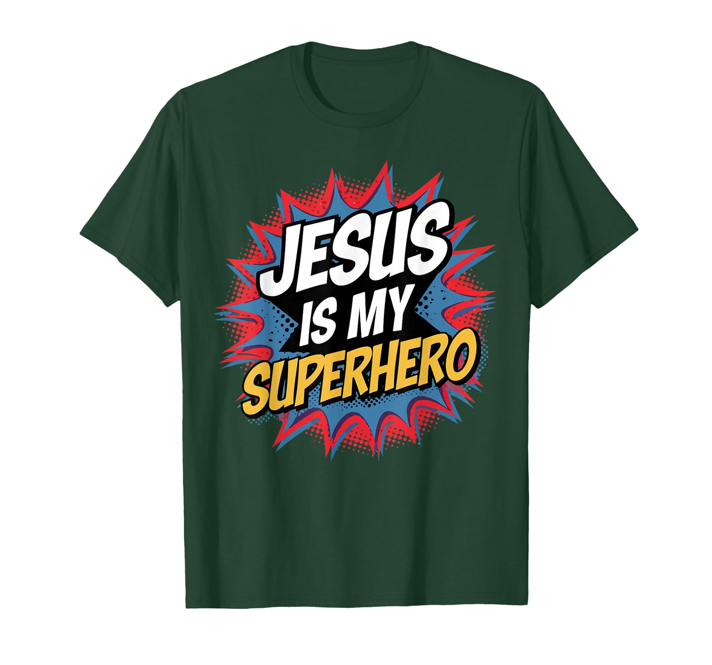 Jesus Is My Superhero Christian Kid Boy God Son Good Toddler T-Shirt