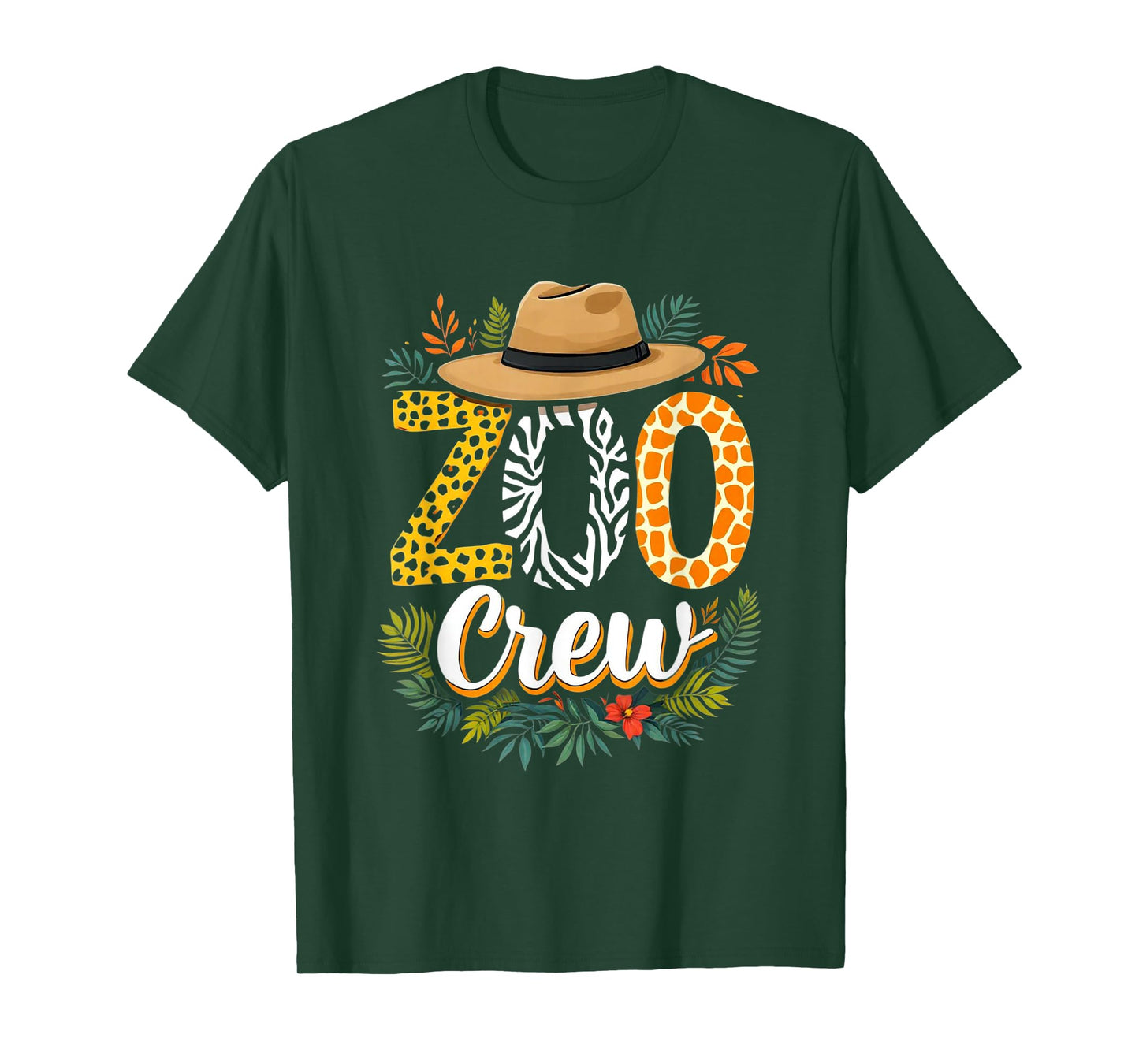Zoo Crew Safari Adventure Wildlife Expedition Trip Animals T-Shirt