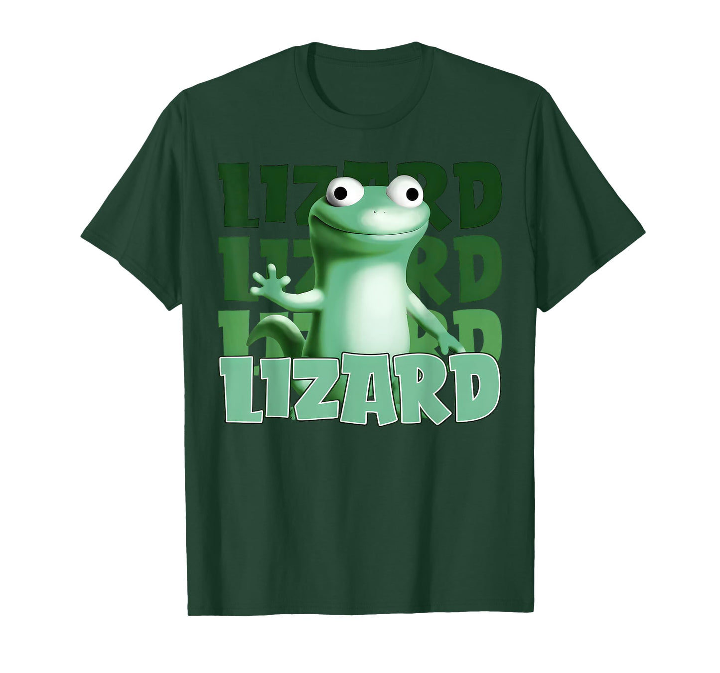 Funny Weirdcore Animal Women Men Lizard Lizard Lizard Meme T-Shirt