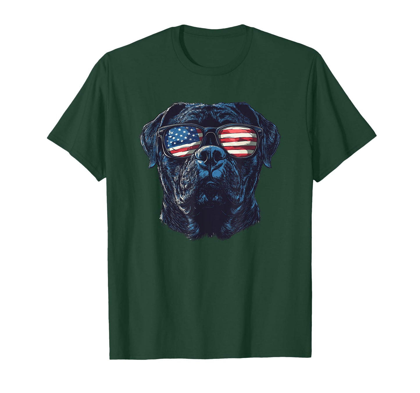 Cane Corso USA Flag Sunglasses Dog Lover 4th Of July T-Shirt for Men Women Kids