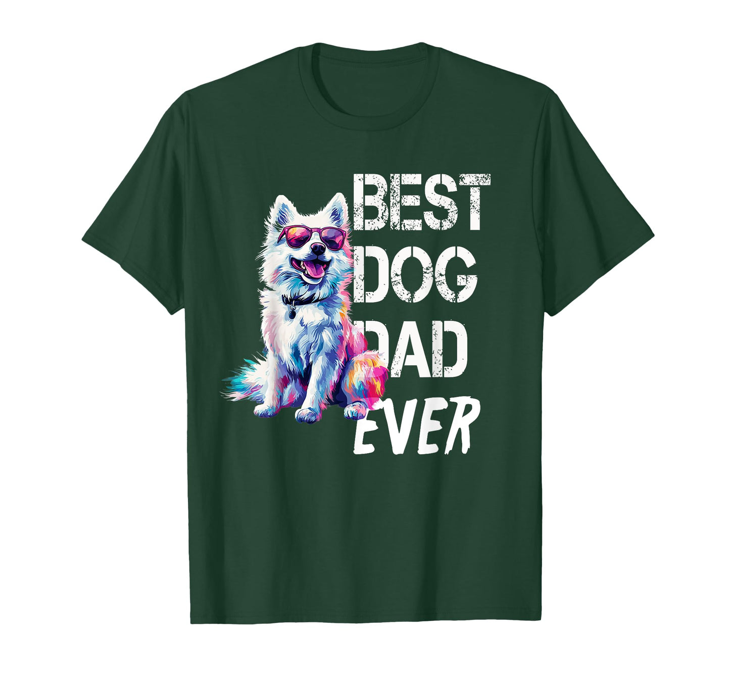 Mens American Eskimo Dog Lover Vintage Best American Eskimo T-Shirt