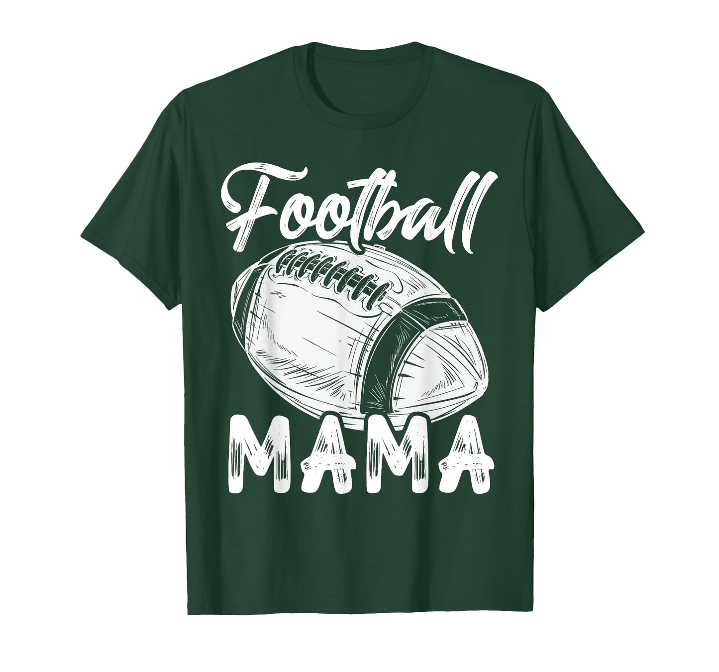Football Mama For Women Family Matching Players Mothers Day T-Shirt