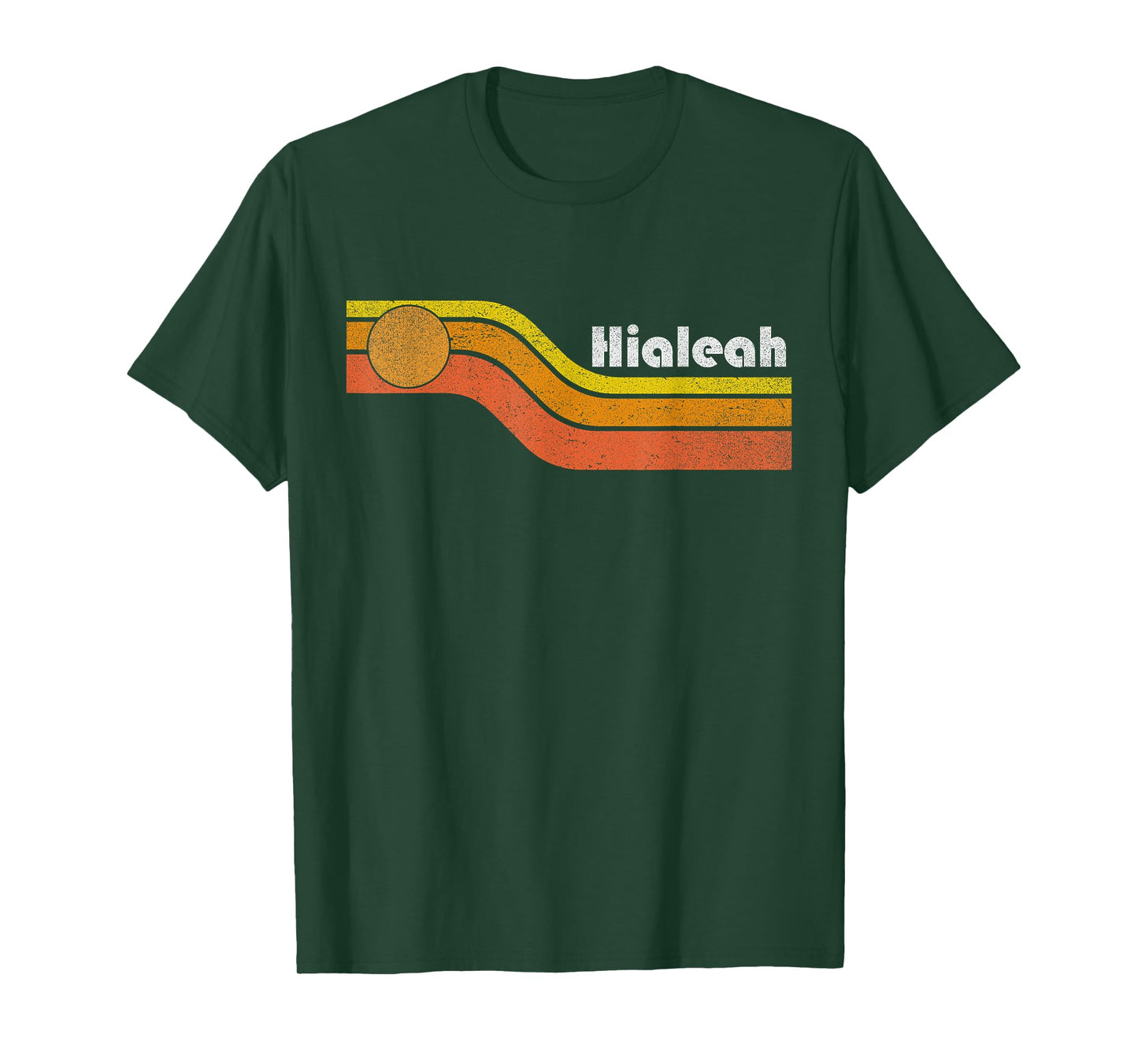 Hialeah - Vintage Men Women 70s 80s Graphic Cool Retro T-Shirt