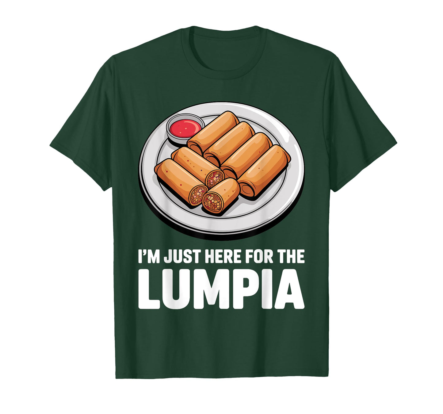 Funny Lumpia Art for Men Women Kids Filipino Lumpia Lover T-Shirt