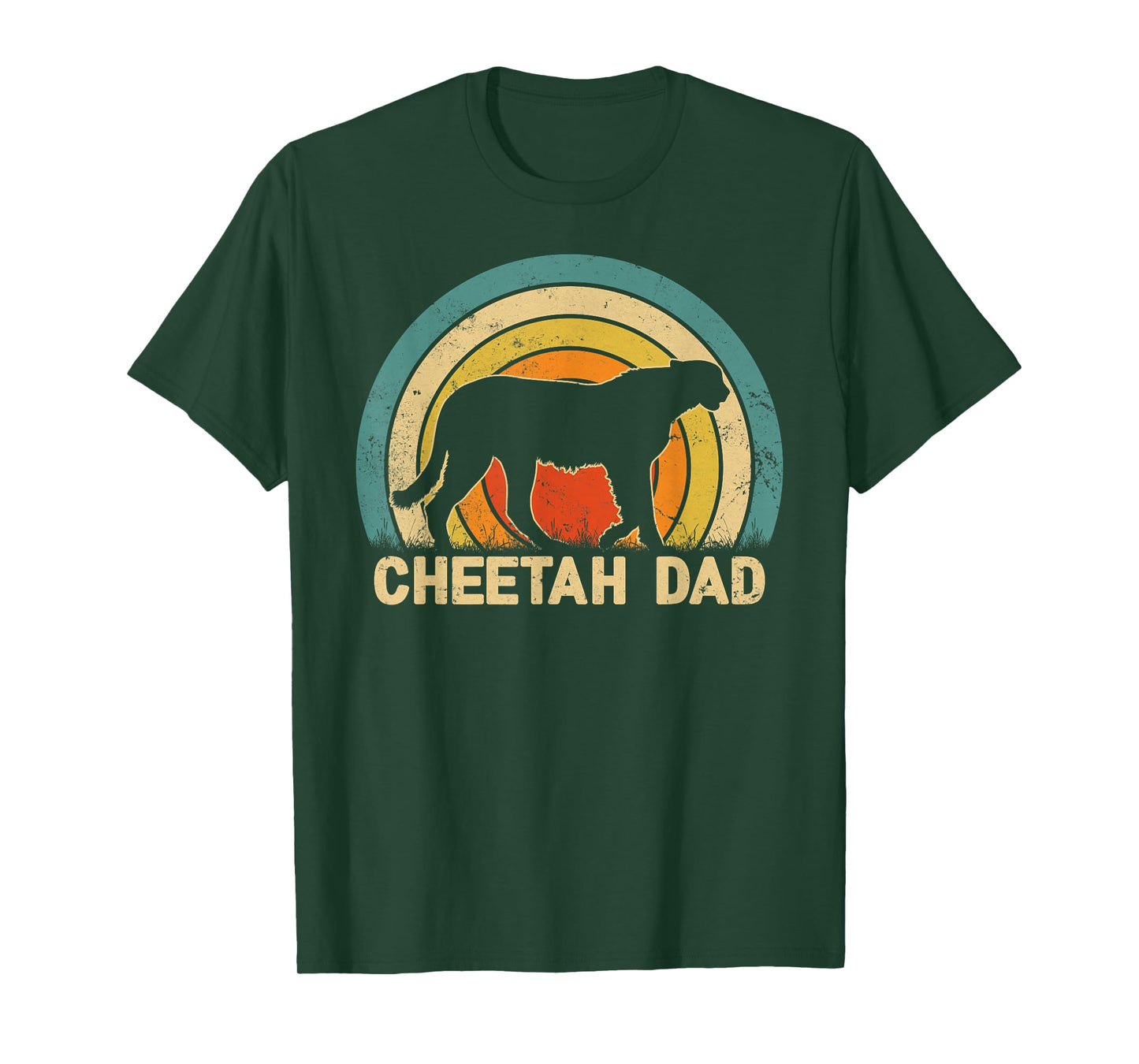 Cheetah Dad Father's Day Funny Cheetah Lover Dad Daddy T-Shirt