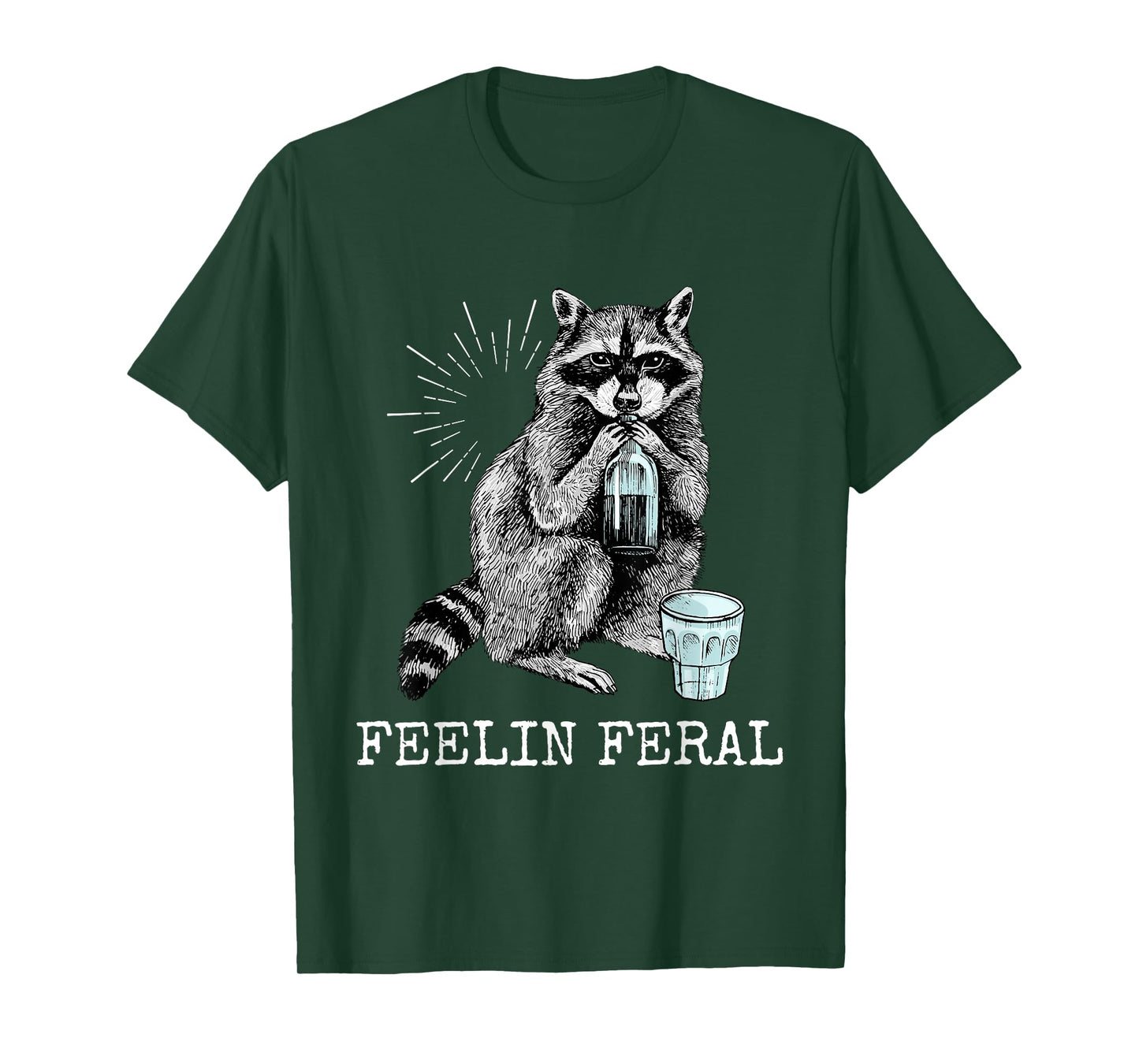 Raccoon Feelin Feral T-Shirt