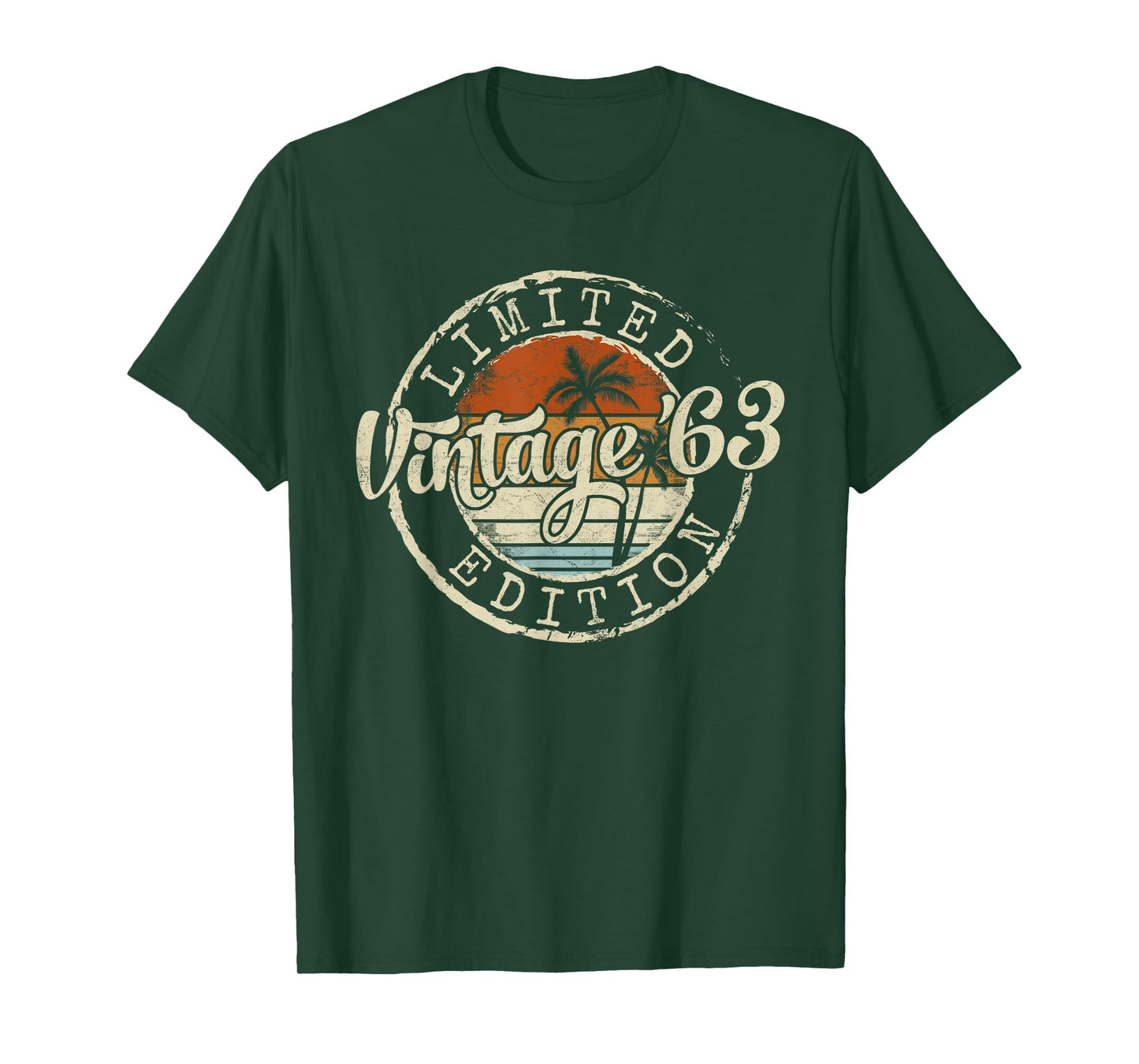 Vintage 1963 62nd Birthday Gifts For Men Women 62 Year Old T-Shirt