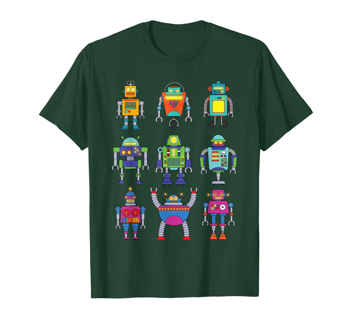 Robot Art For Boys Kids Toddler Science Robotics Engineer T-Shirt