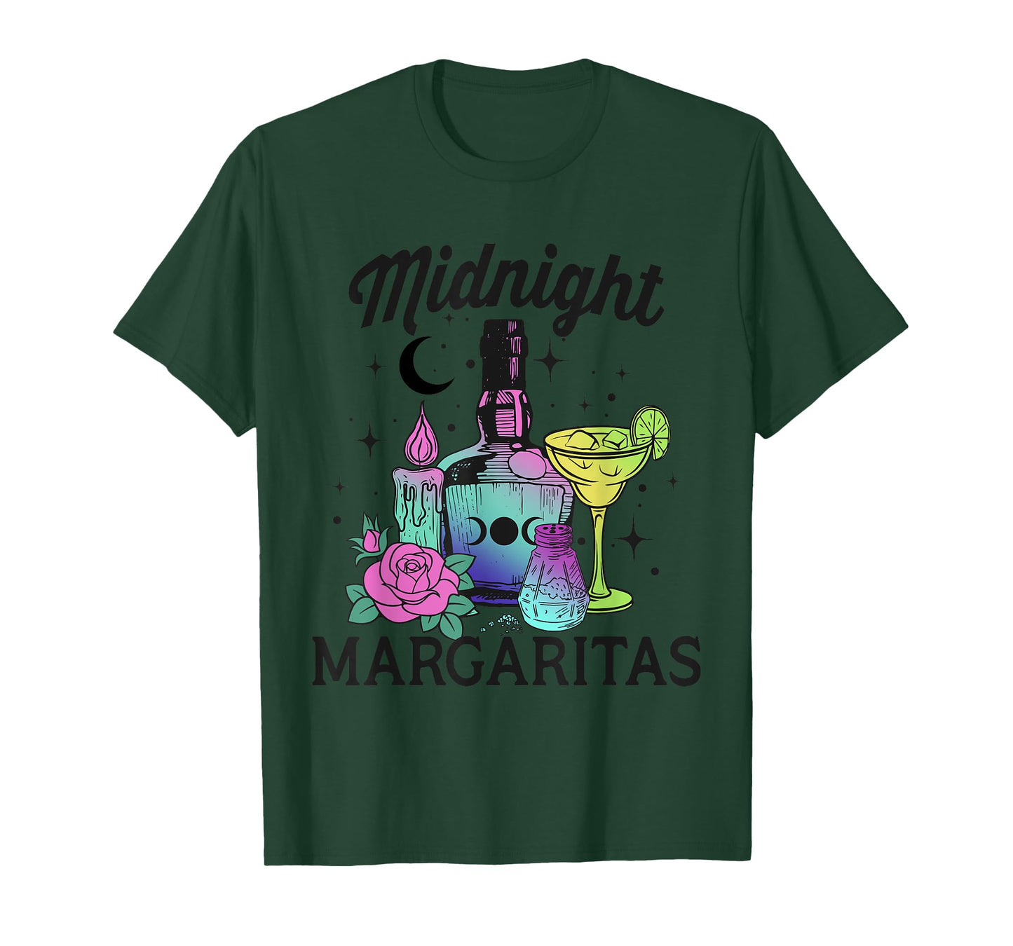 Midnight Margaritas Witch Wiccan T-Shirt