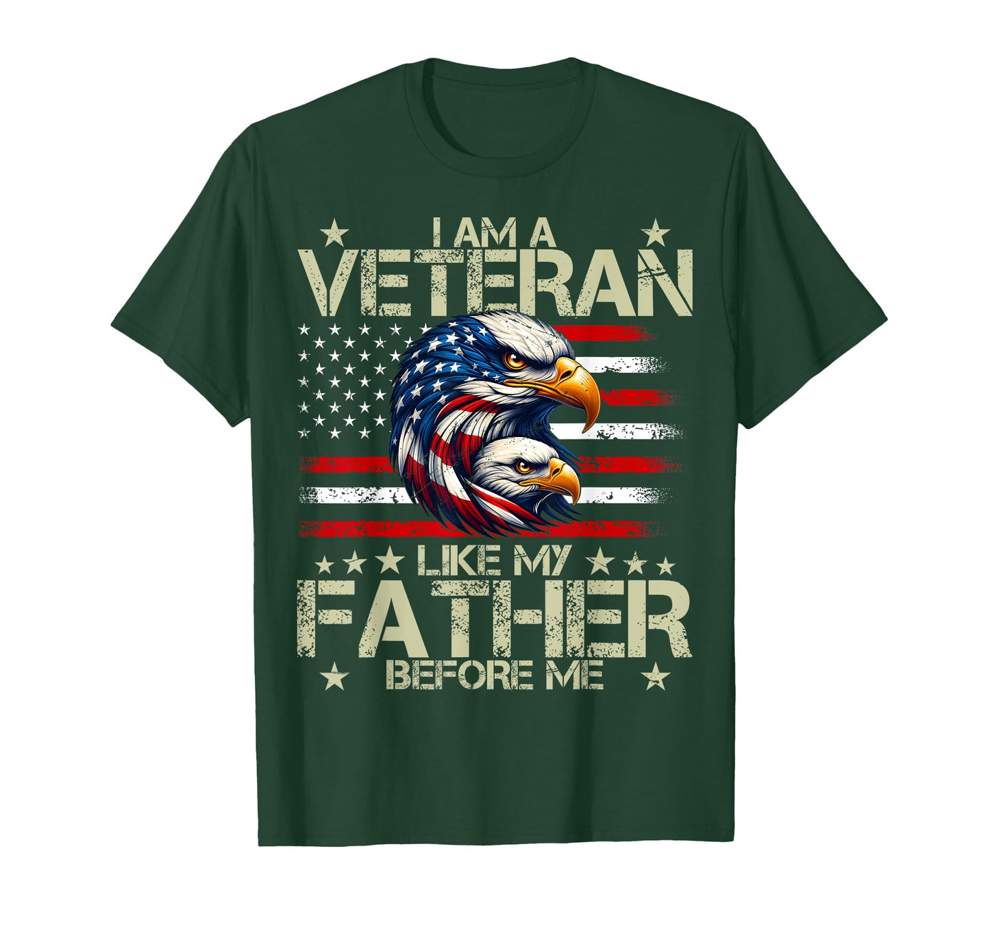 I Am A Veteran Like My Father Before Me Proud T-Shirt
