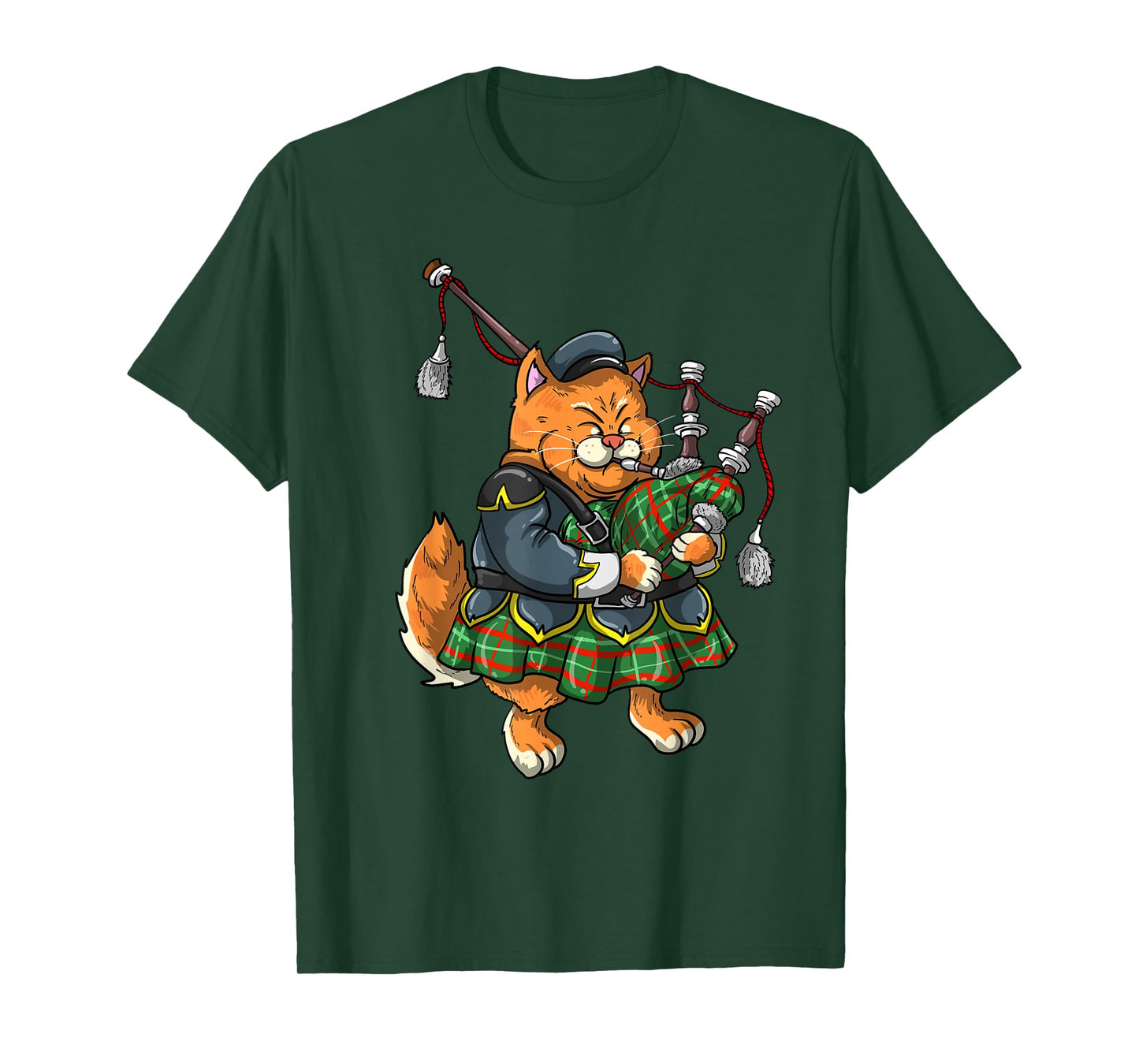 Bagpipe Art for Men Women Bagpipe Player Kilt Lover Bagpiper T-Shirt
