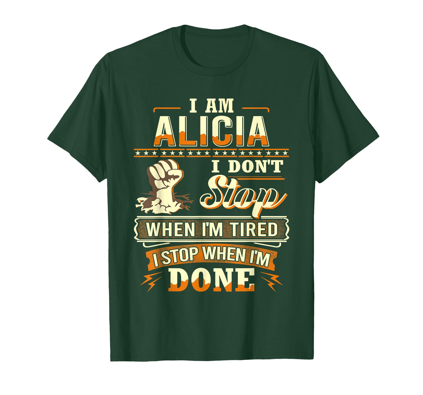I am Alicia Shirt Personalized Alicia First Name T-Shirt