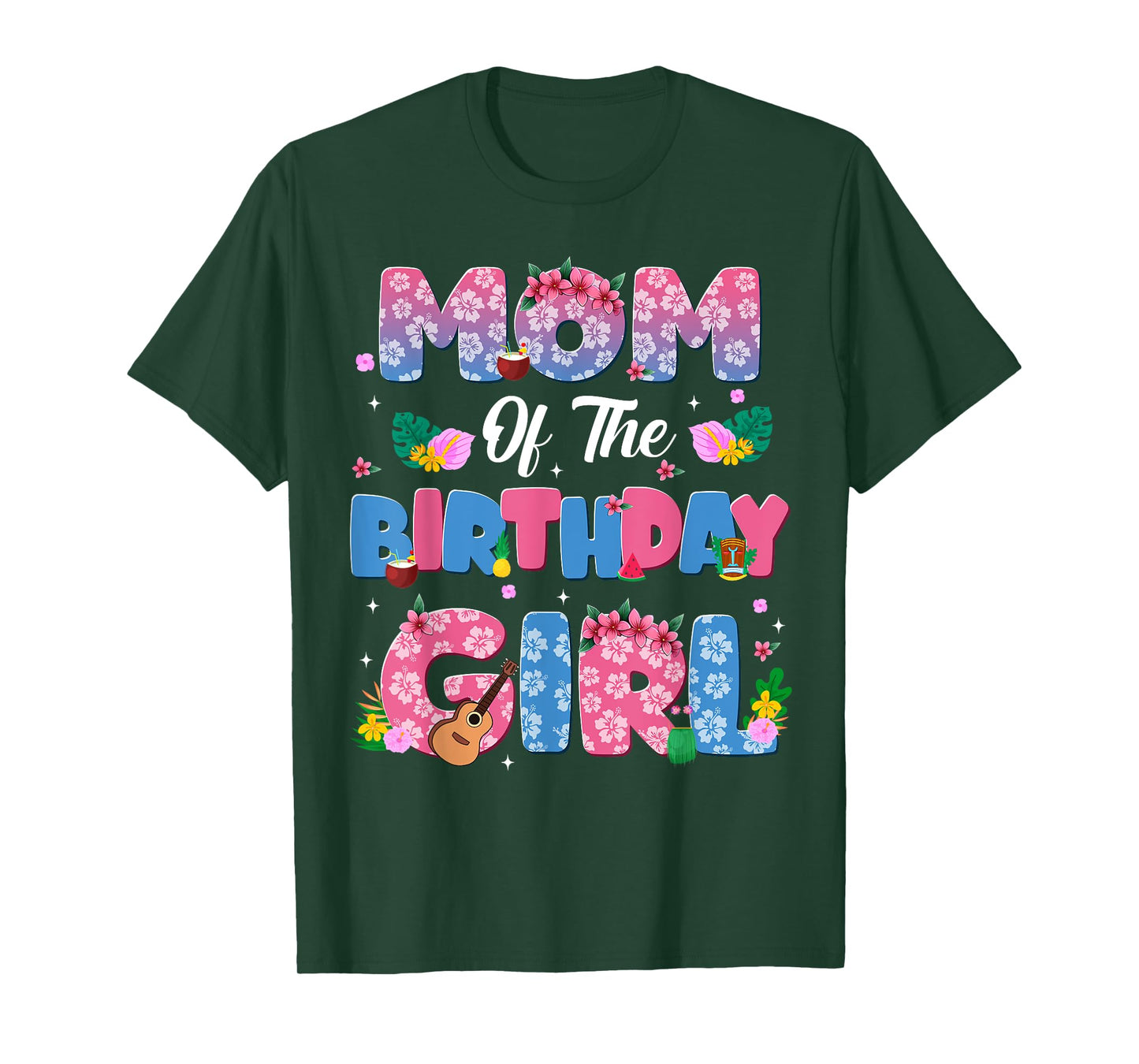 Mom And Dad Of The Birthday Girl Party Decor Family Matching T-Shirt