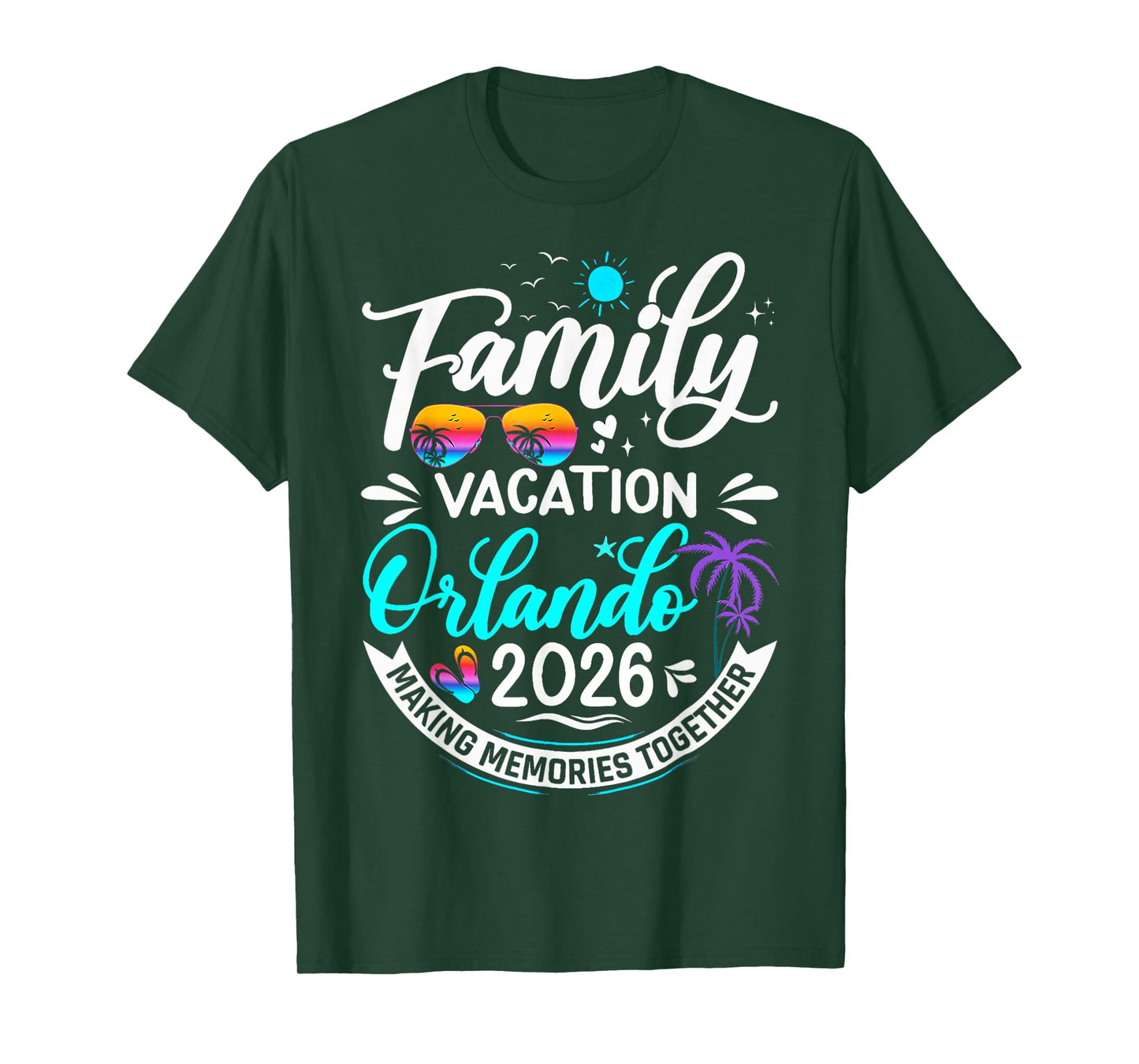Family Vacation Orlando 2026 Beach Summer Vacation 2026 T-Shirt