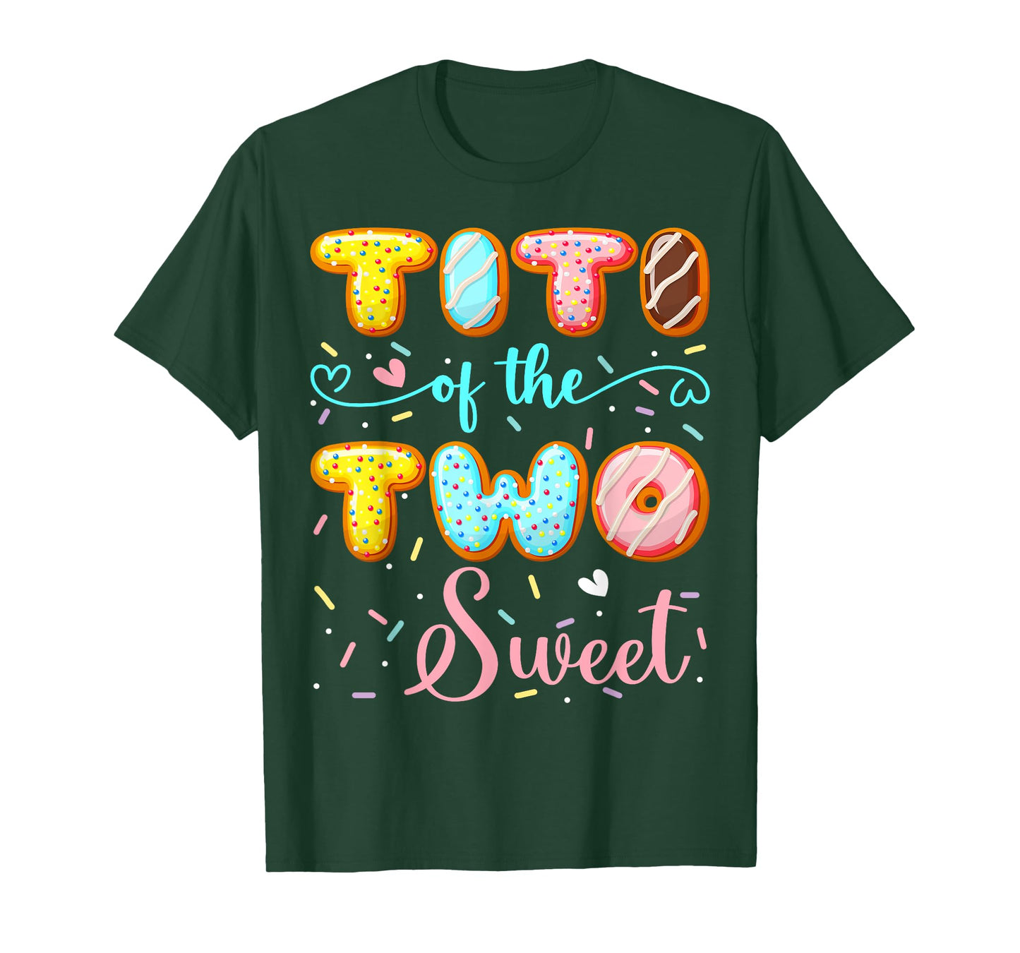 Titi Of The Two Sweet 2Nd Birthday Girl Donut Party T-Shirt
