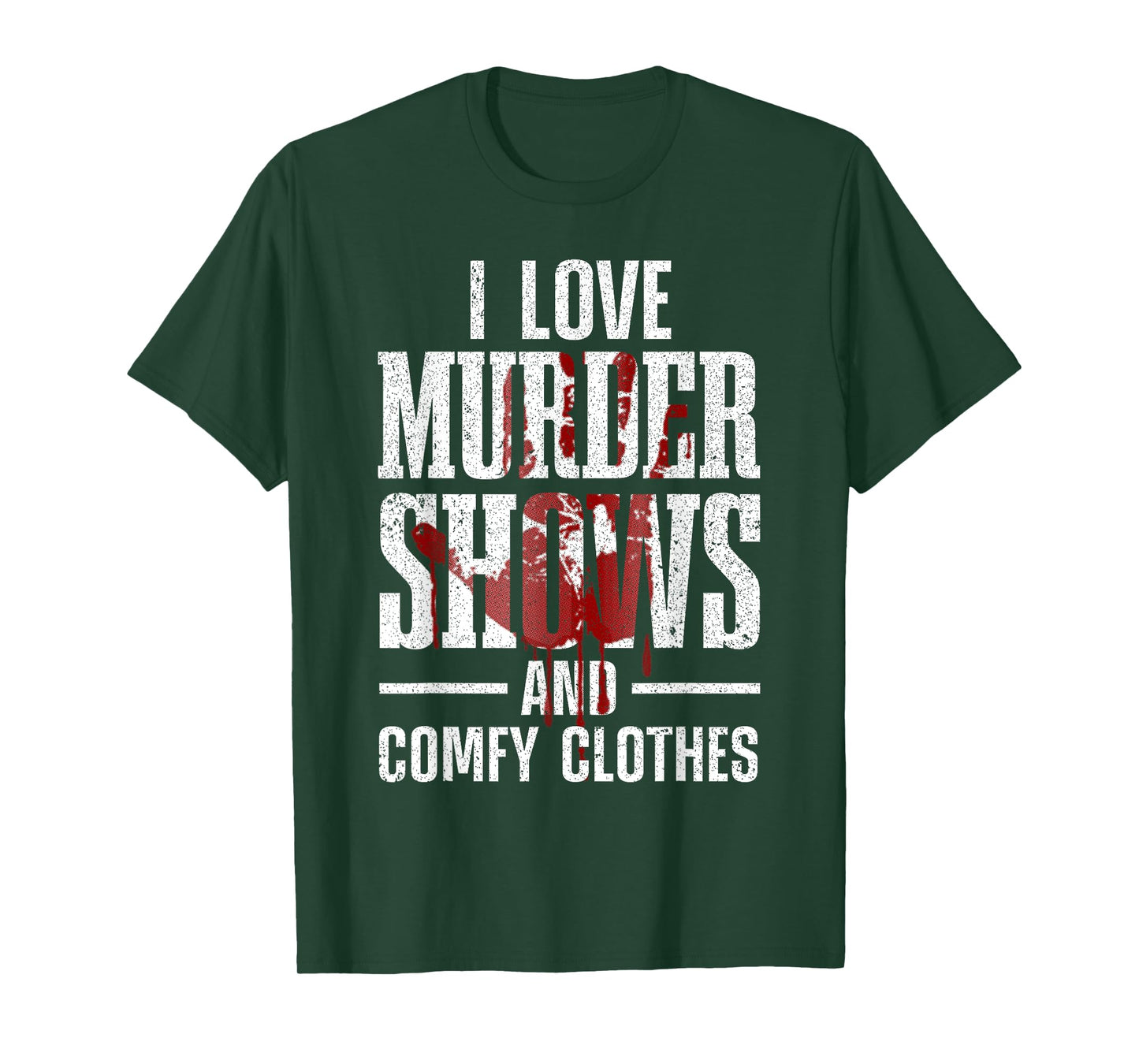 Cool Murder Shows For Men Women Horror Movie Crime Halloween T-Shirt