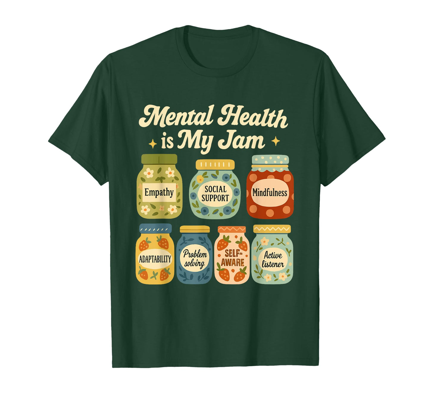 Mental Health is My Jam, Mental Health Awareness Women Girl T-Shirt
