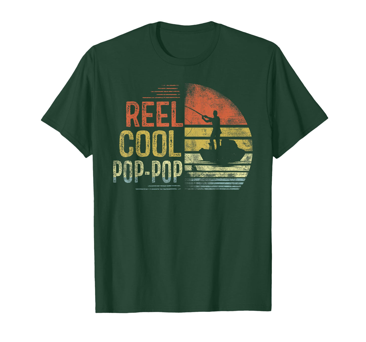 Reel Cool Pop-Pop Fishing Gifts Pop-Pop Birthday Vintage T-Shirt