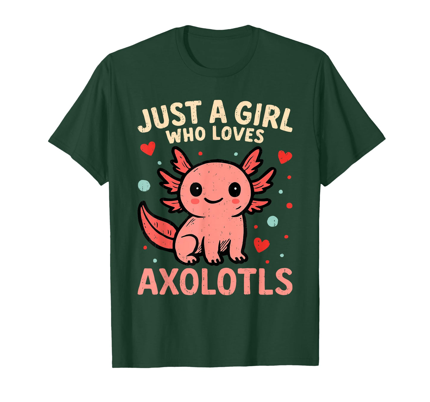 Kawaii Axolotl Just A Girl Who Loves Axolotls Animal Lovers T-Shirt