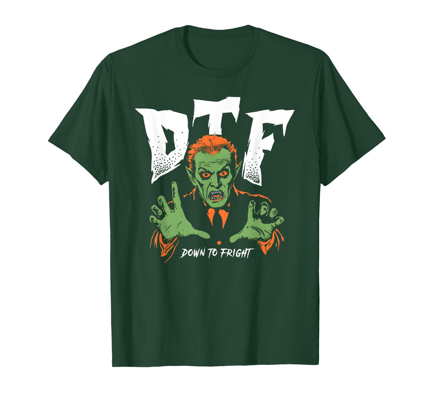 Funny Halloween Dtf Down to Fright T-Shirt