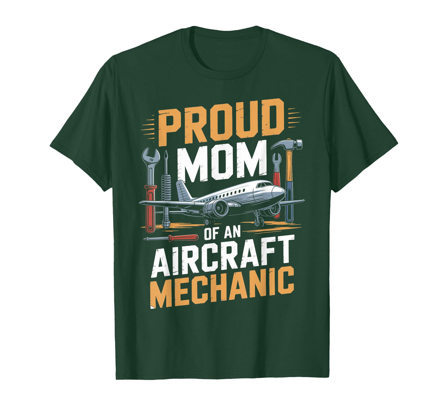 Mom Aircraft Mechanic Maintenance Plane Aircraft Technician T-Shirt