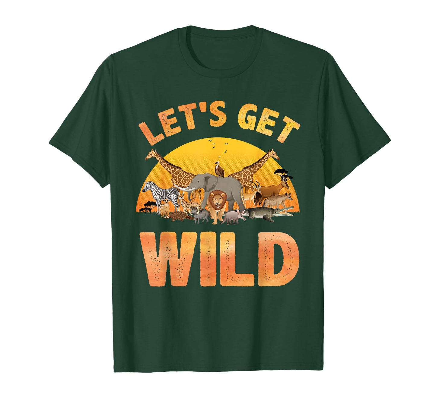 Funny Safari Costume For Kids Men Women Africa Safari Lover T-Shirt