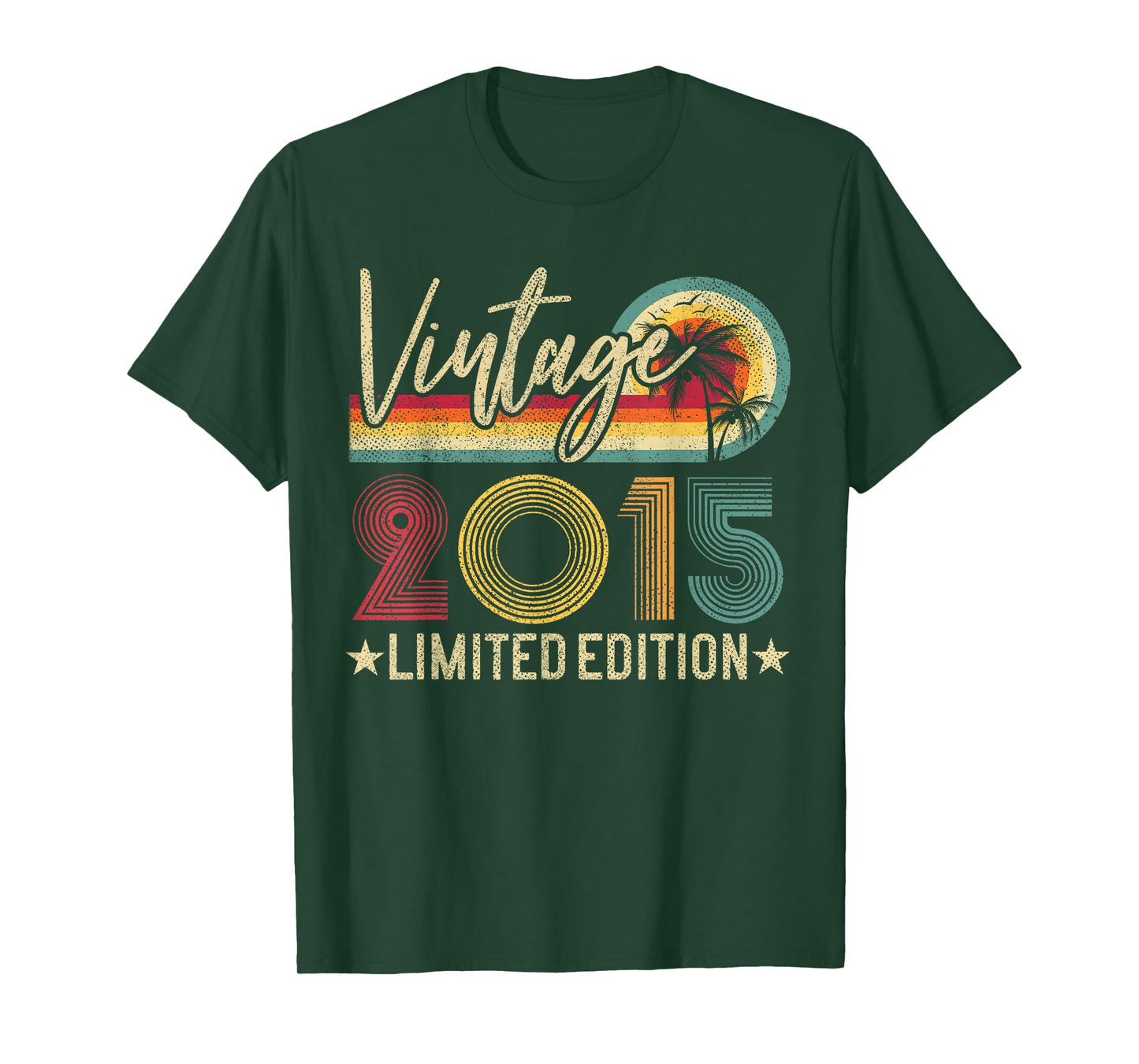 Limited Edition - Vintage 2015 10th Birthday 10 Years Old T-Shirt