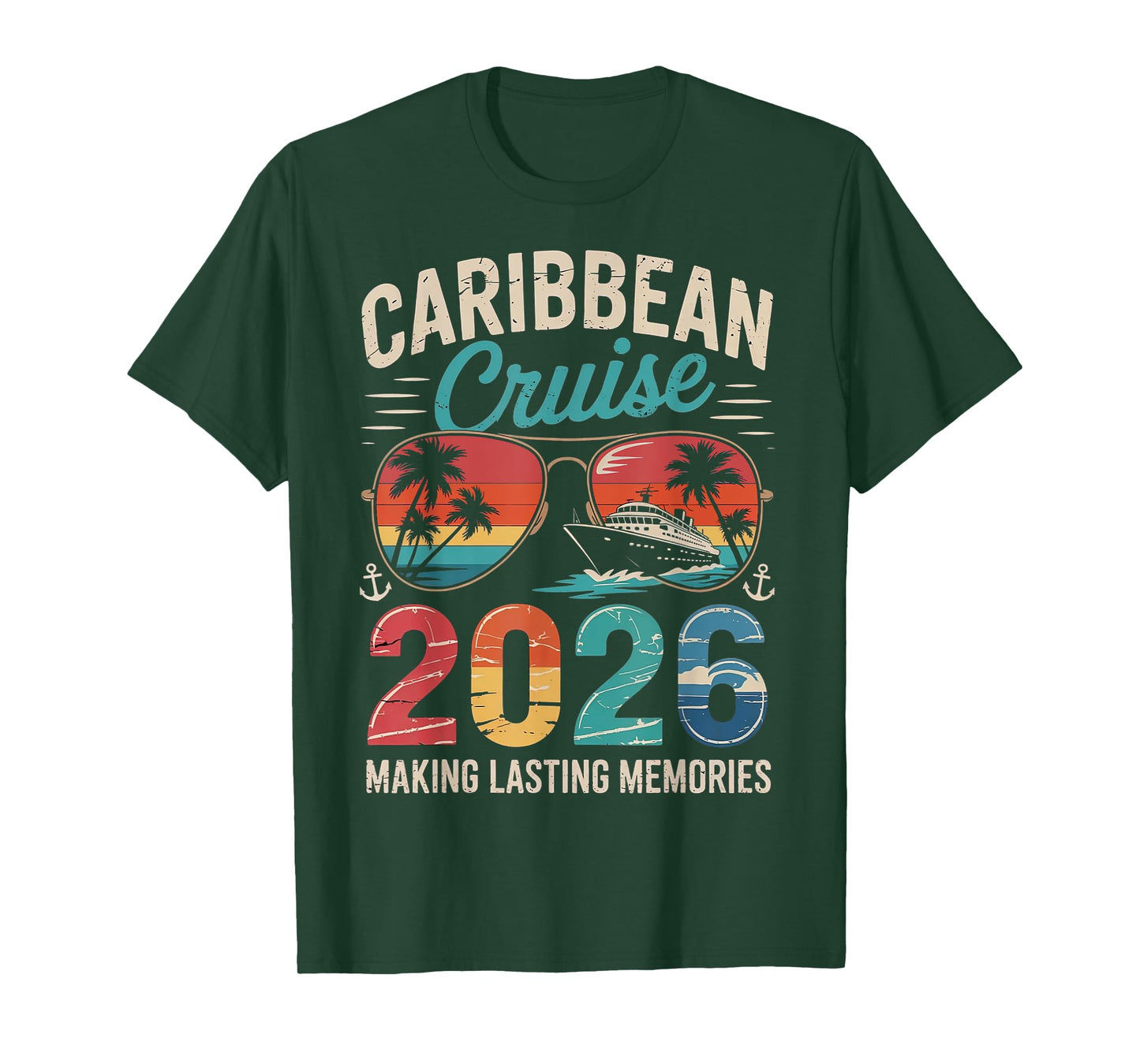 Caribbean Cruise 2026 Vacation Trip Matching Family Group T-Shirt