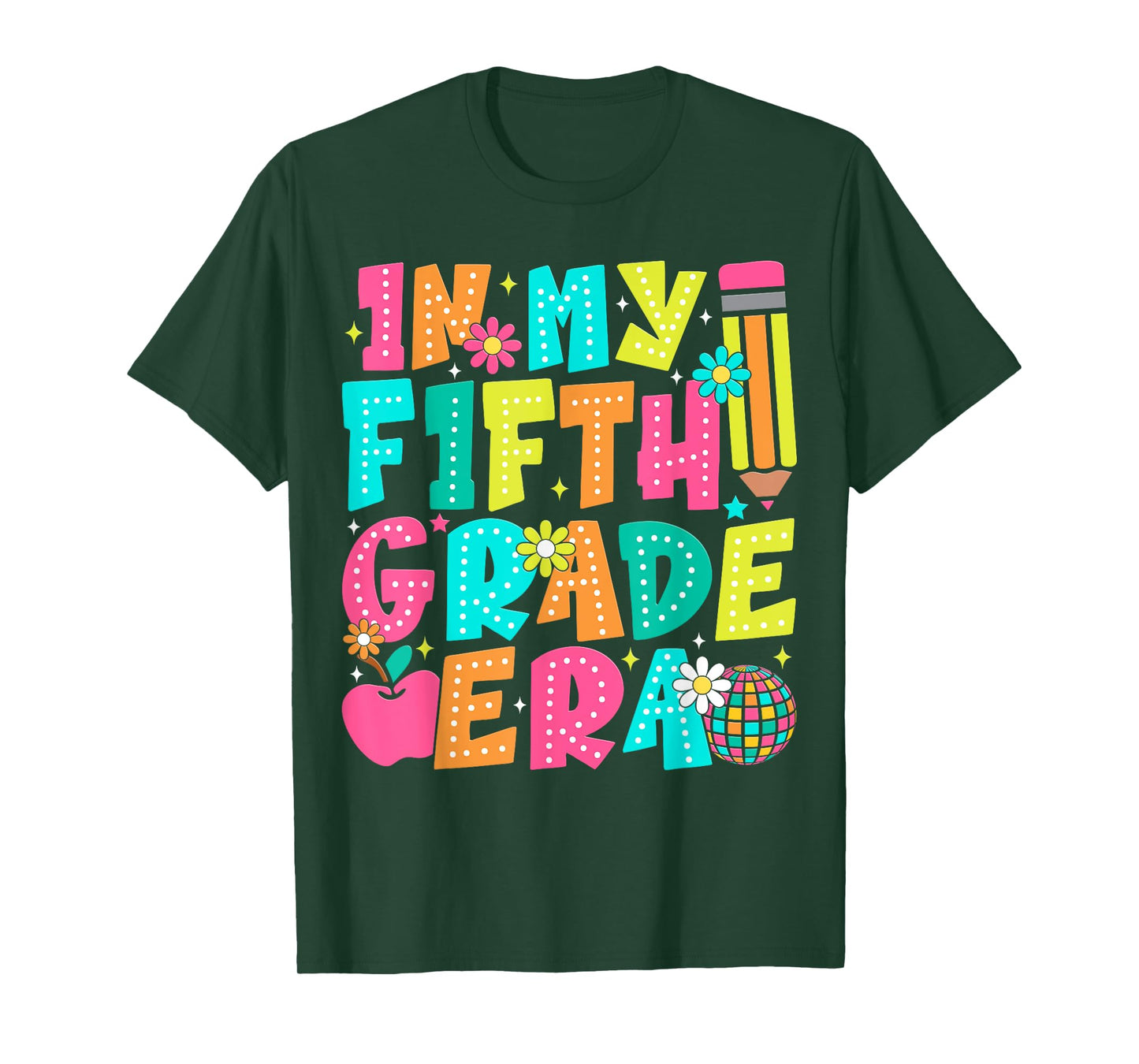 In My Fifth Grade Era Teacher Kids 5th Grade Back To School T-Shirt