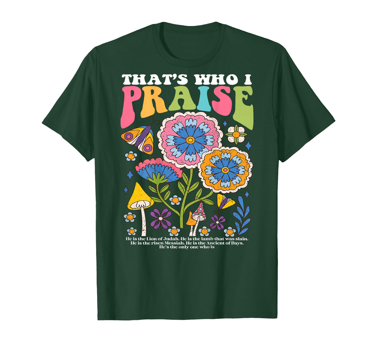 Brandon That's Who I Praise Jesus Christian Lake Merch T-Shirt