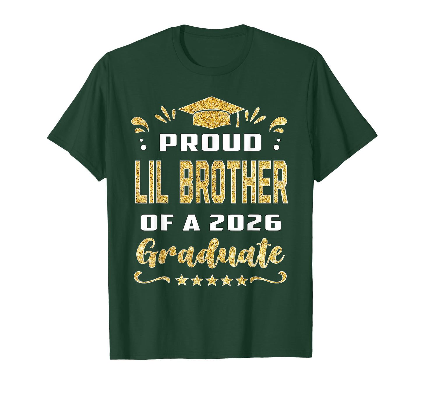 Proud LIL Brother Of a Class Of 2026 Graduate Senior 2026 T-Shirt