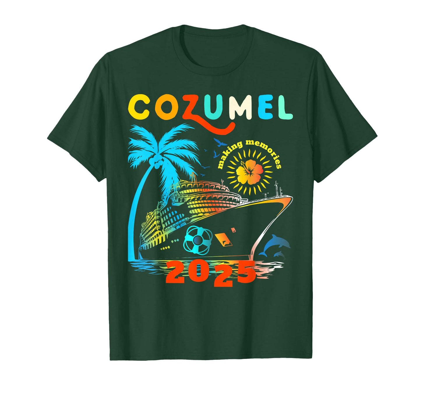 Cozumel Cruise 2025 Cruising Mexico Cozumel Family Matching T-Shirt