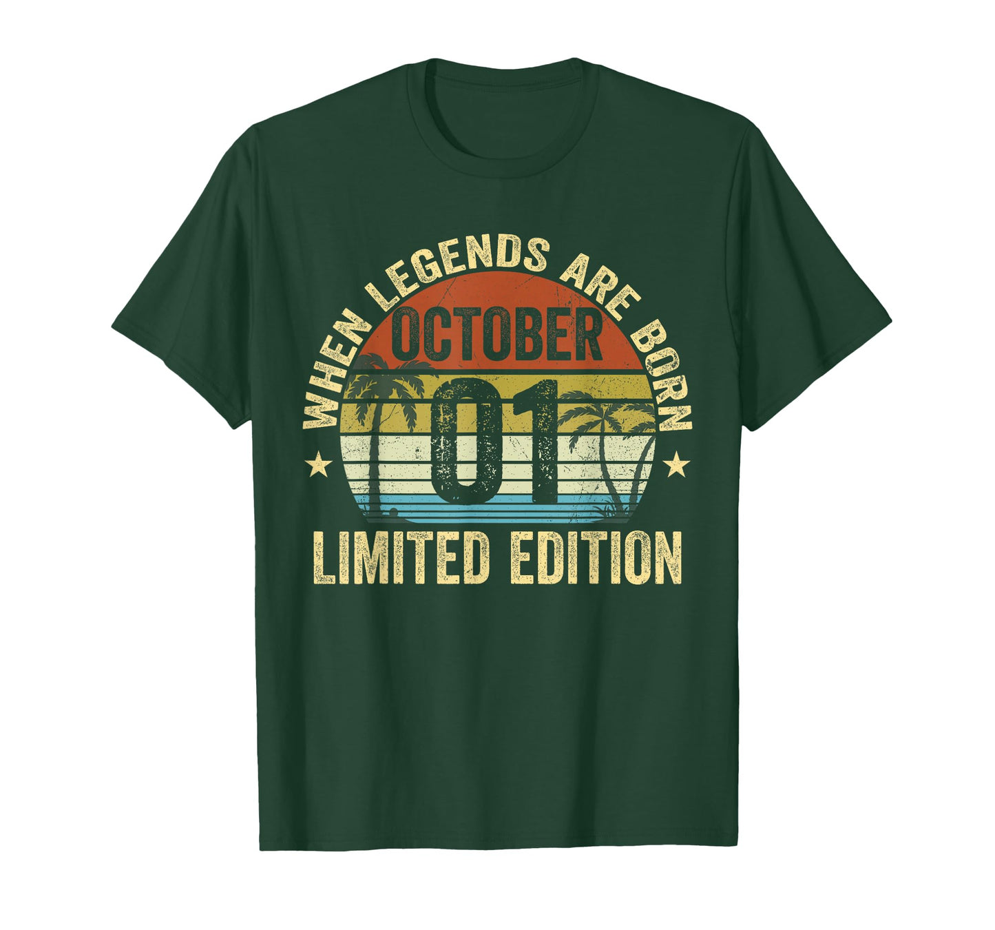 Vintage October 1 Retro Limited Edition October 1 Birthday T-Shirt