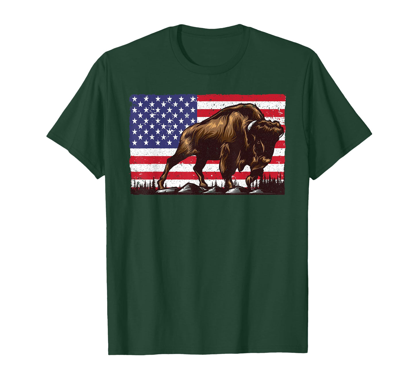 Cool Bison Design For Men Women Kids Buffalo Bison Lovers T-Shirt